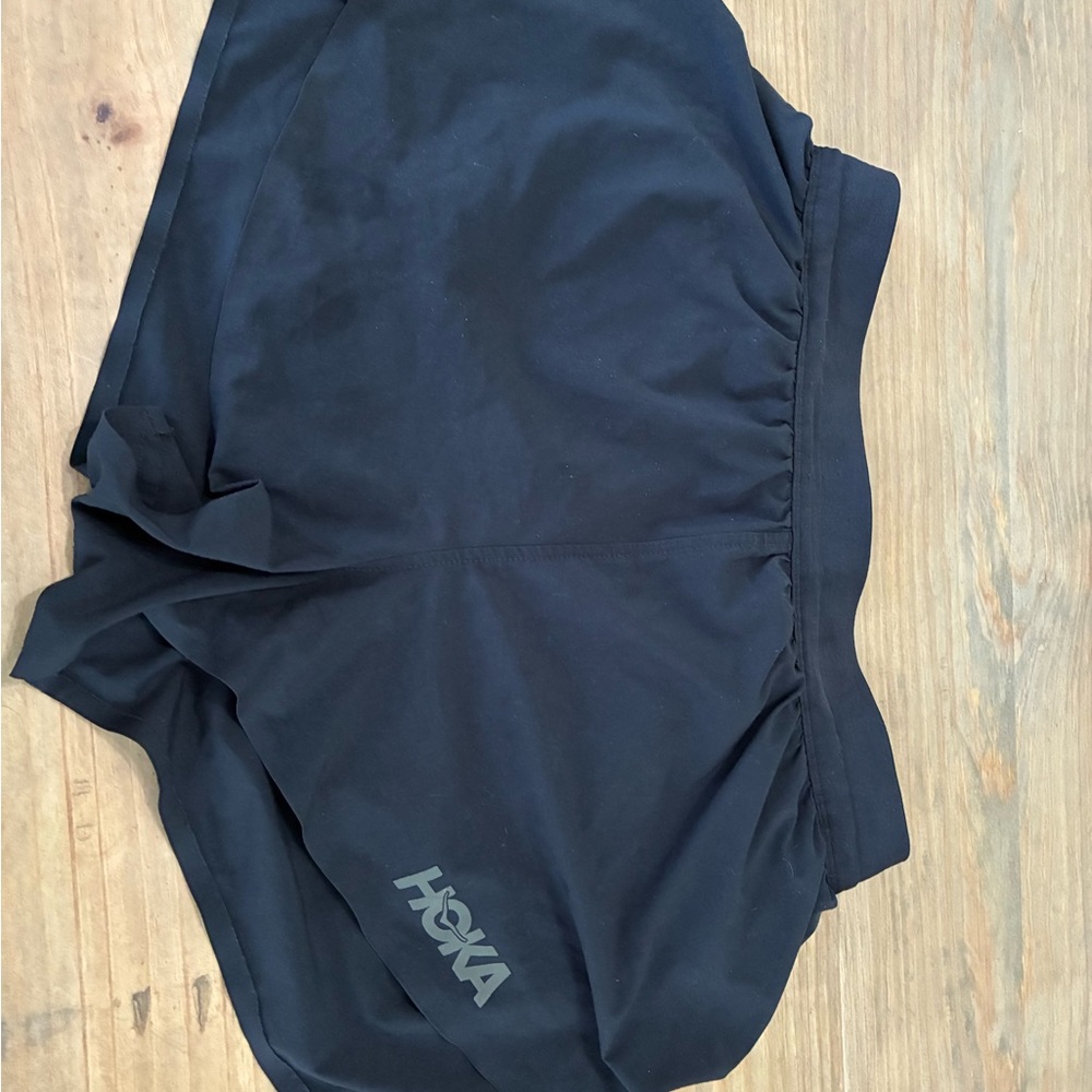 Hoka One One Black Athletic Shorts